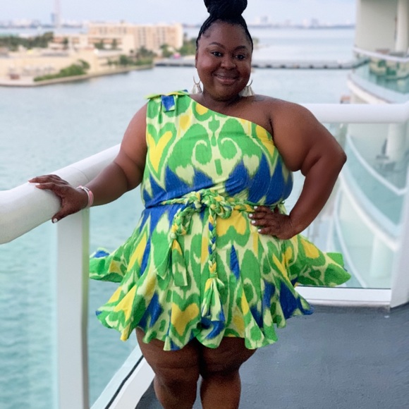 Pants - Beautiful one shoulder Romper